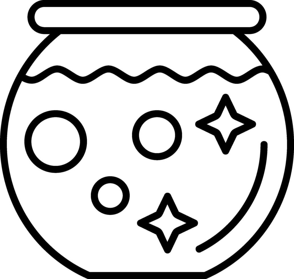 Fishbowl Icon Design vector