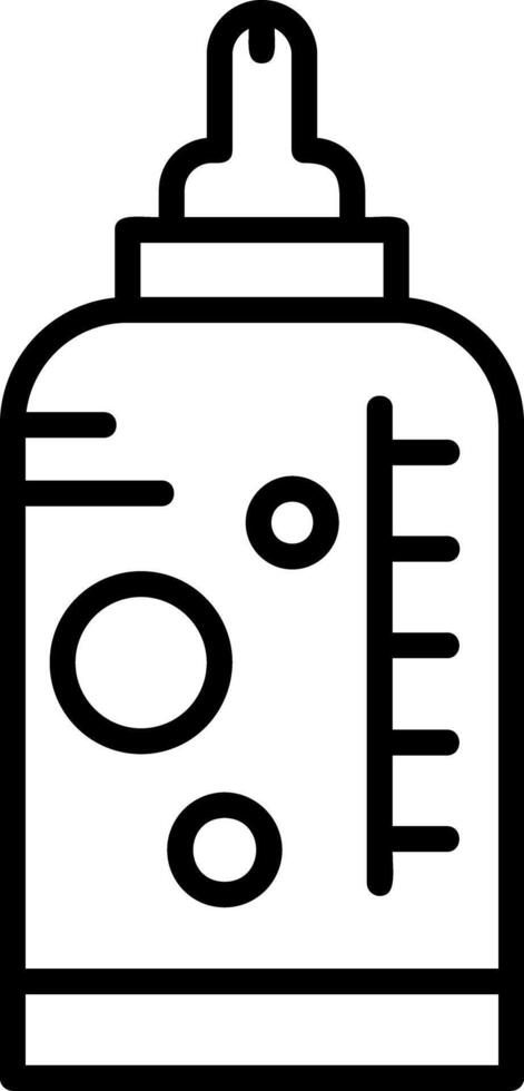 Baby bottle Icon Design vector