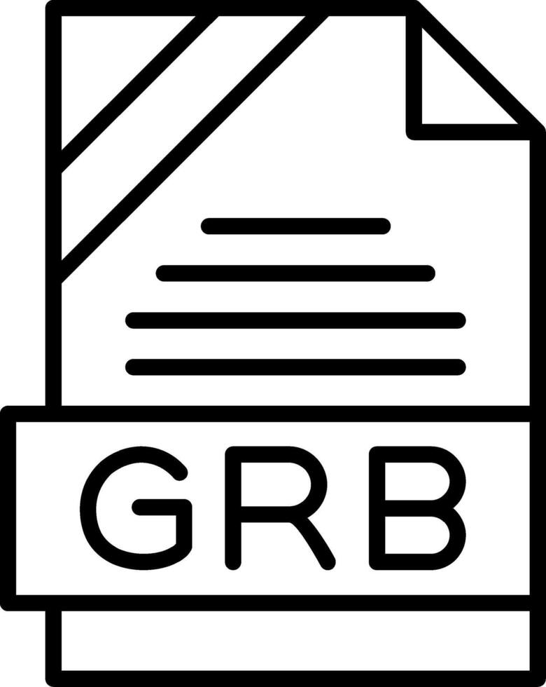 GRB Icon Design vector