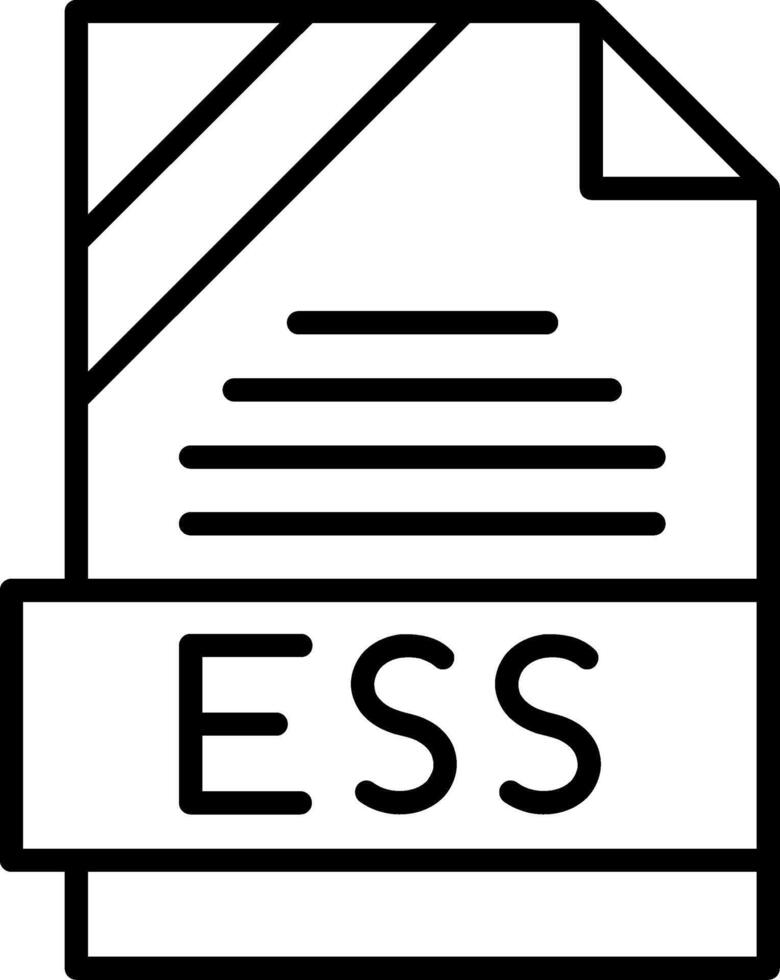ESS Icon Design vector