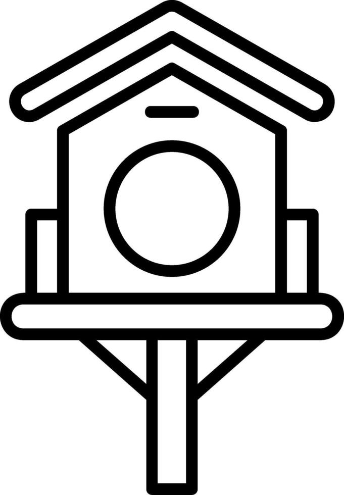 Birdhouse Icon Design vector