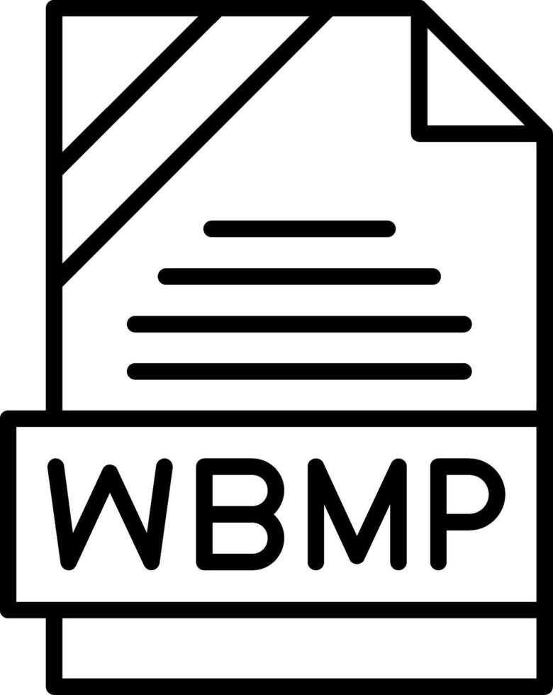 WBMP Icon Design vector