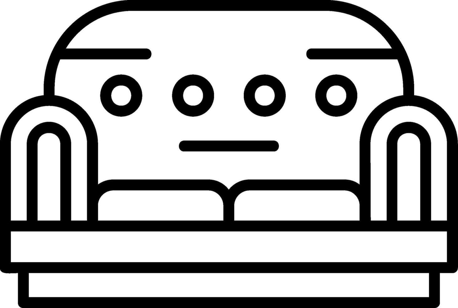 Couch Icon Design vector