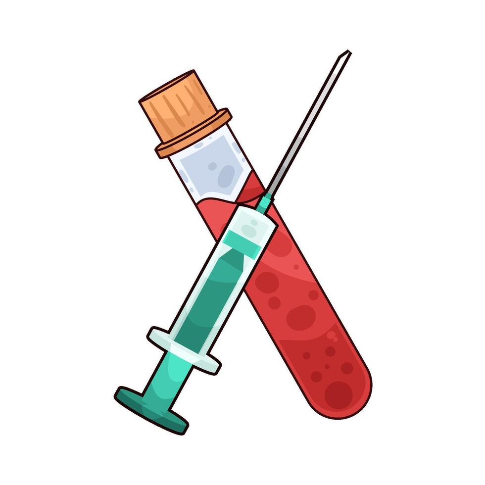 Injections and Blood Samples vector