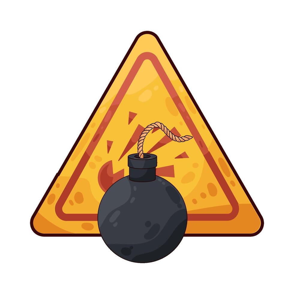 illustration of Mystery Bomb vector