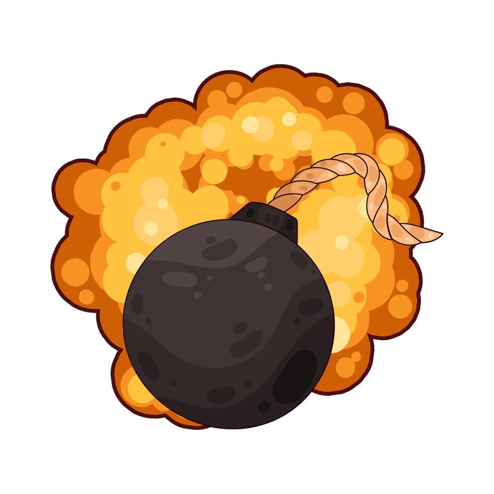 illustration of Flash Bomb vector
