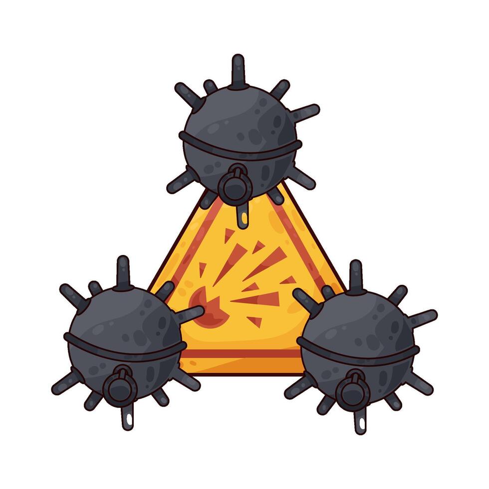 Mystery Bomb illustration vector