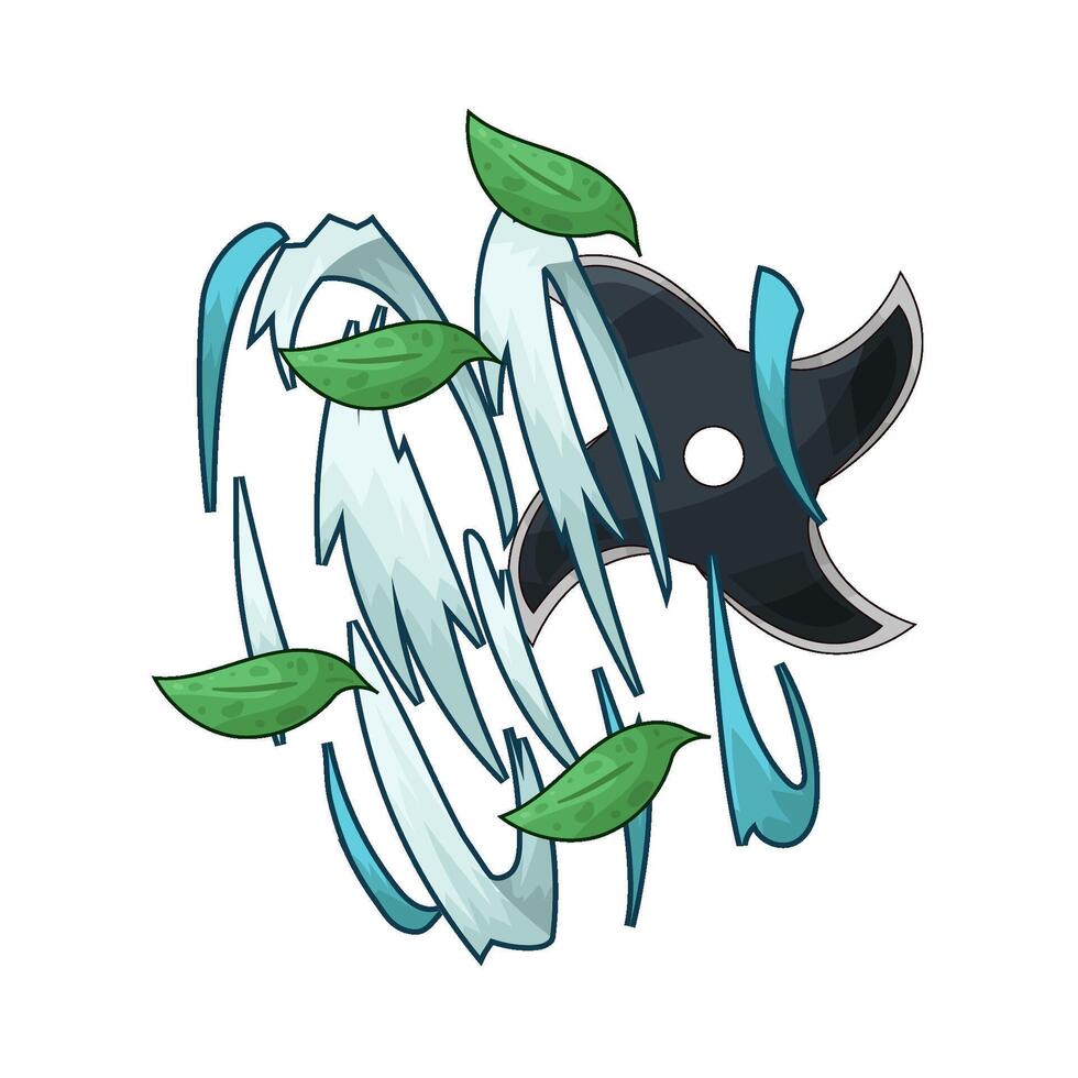 illustration of Split Wind by Shuriken vector