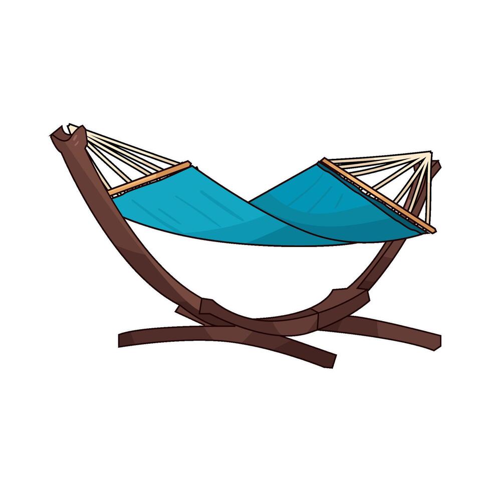 hammock to relax vector