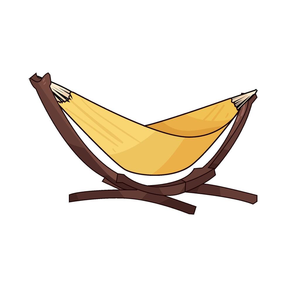 hammock to relax illustration vector