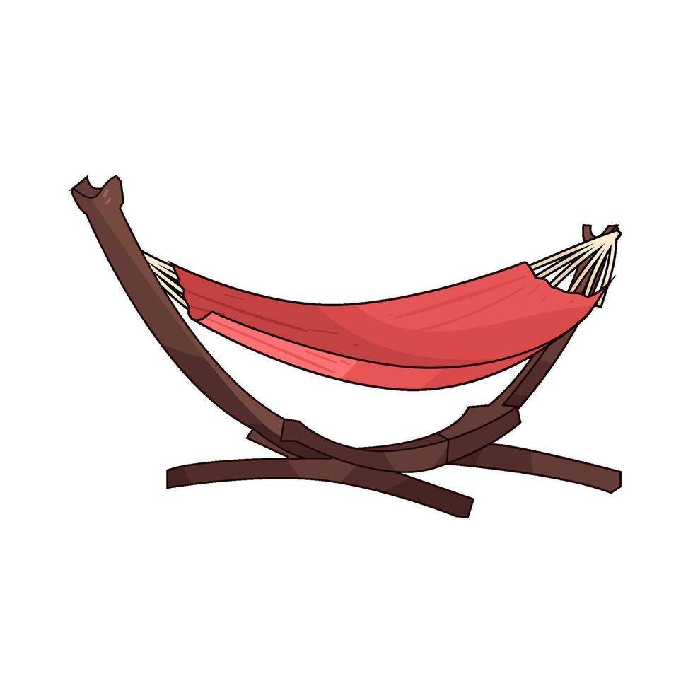 illustration of hammock vector