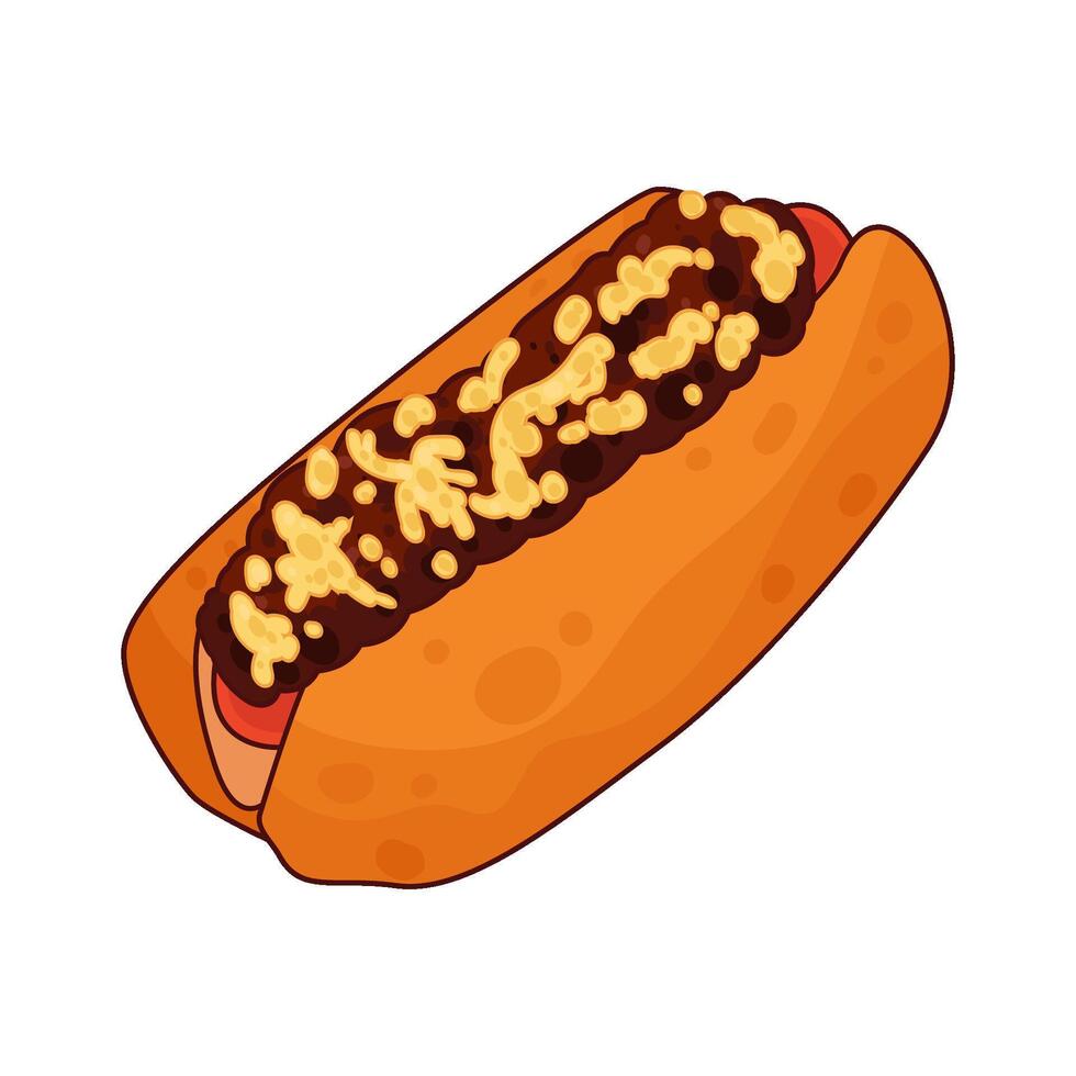 Hotdogs For Breakfast illustration vector