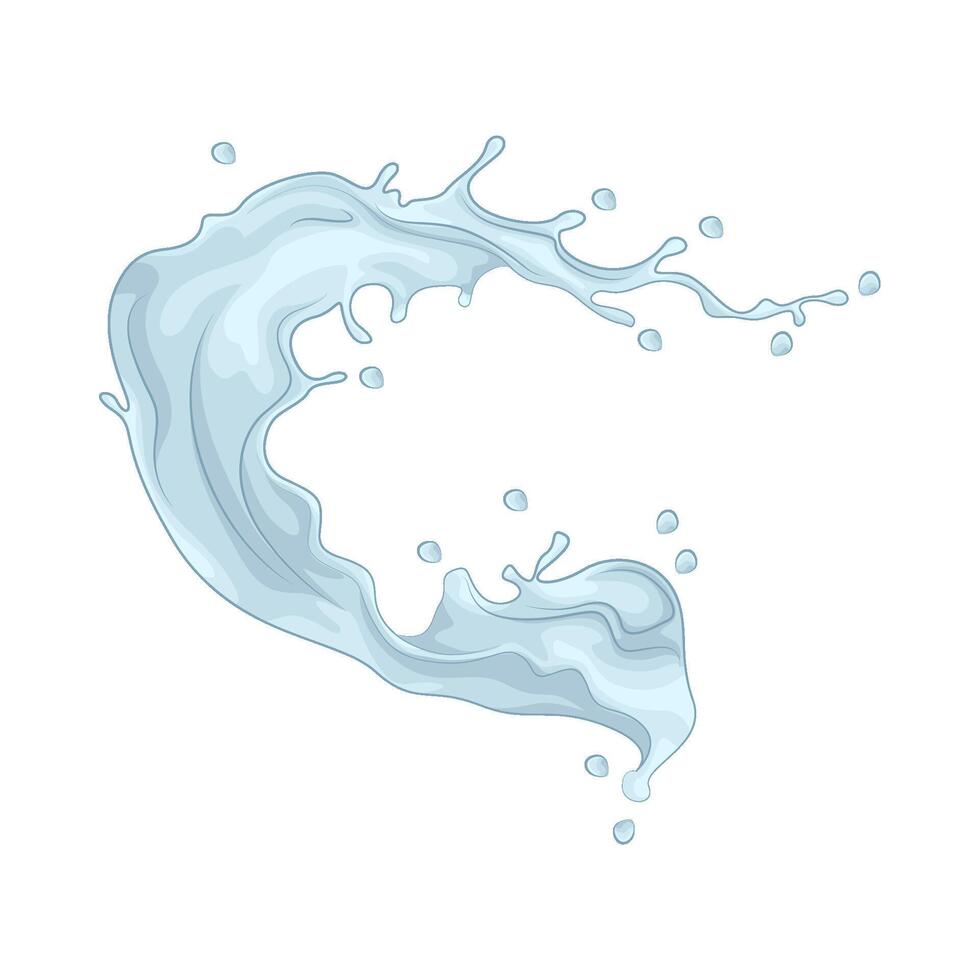 Milk Splash Harmony illustration vector