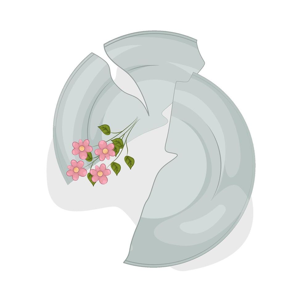 Scraps of Old Plates vector