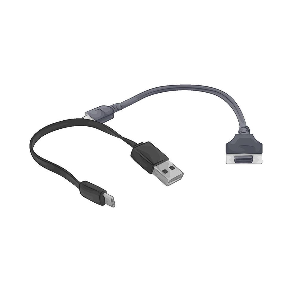 illustration of Practical Cable Connection vector