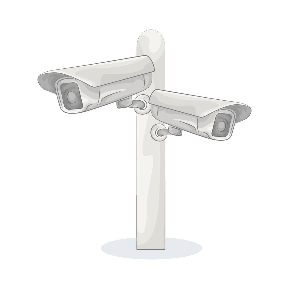 Highway Monitoring Camera illustration vector