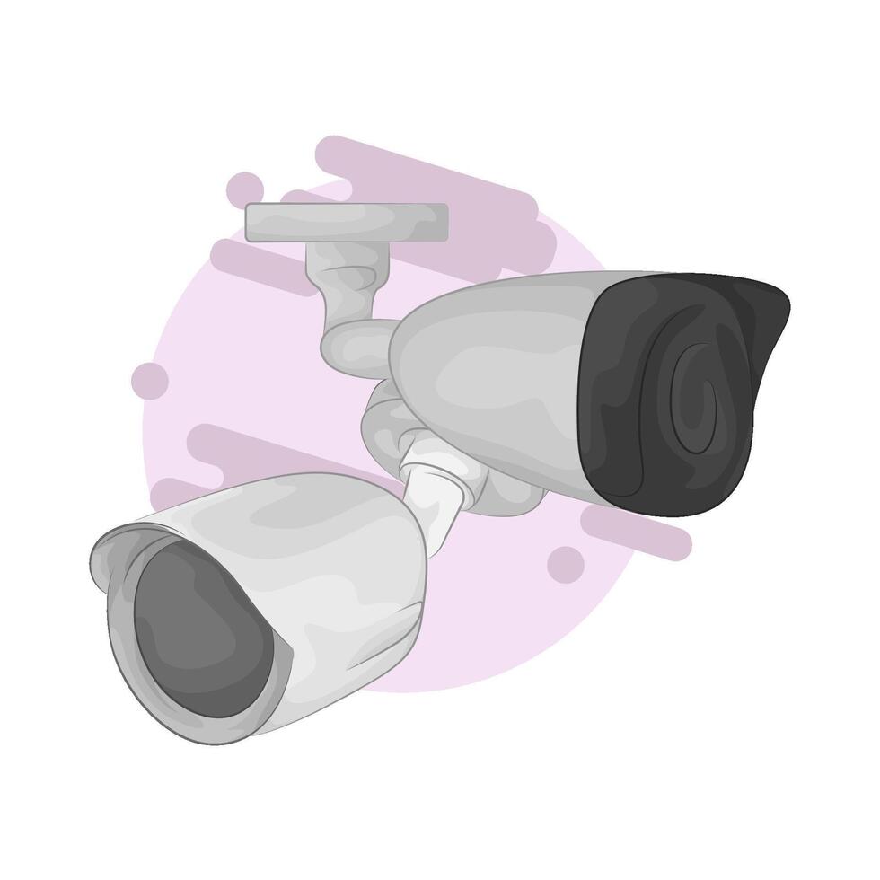 Internet Connected Home Camera vector