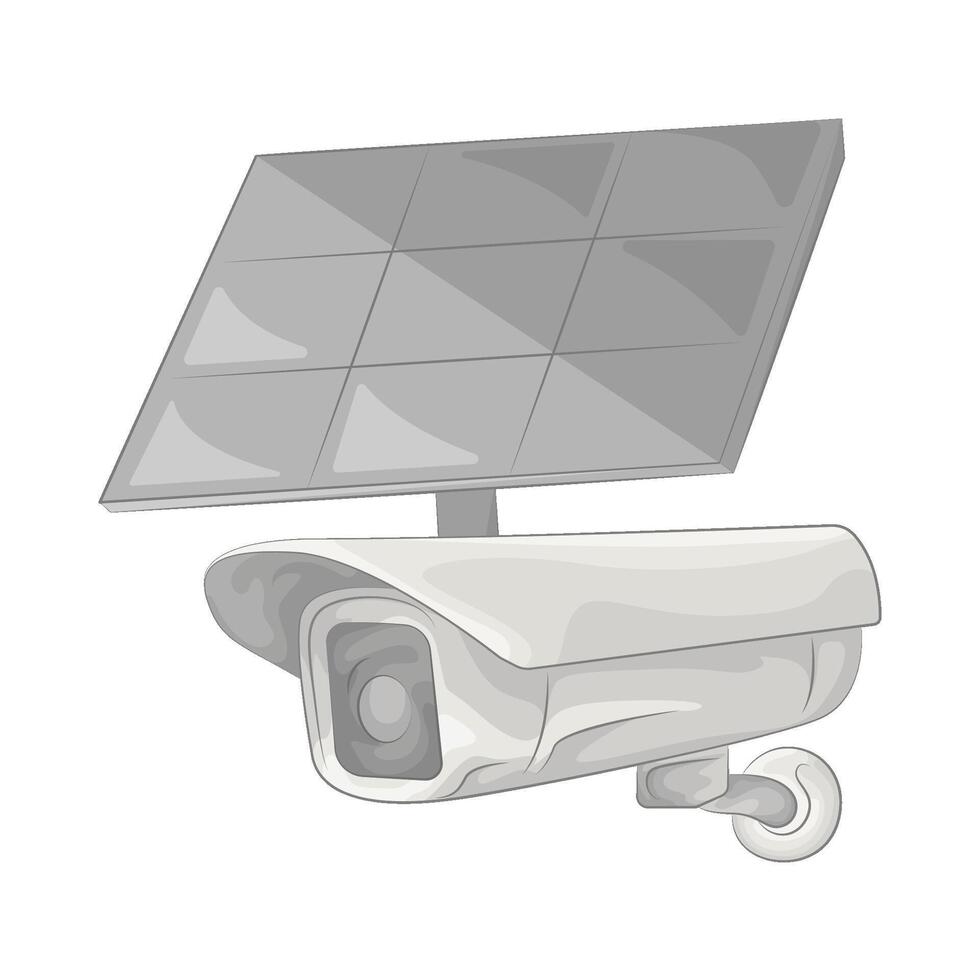Solar Camera Home Monitoring vector