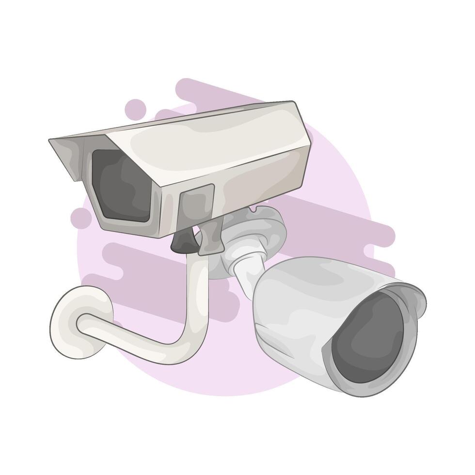 Modern Surveillance Camera vector