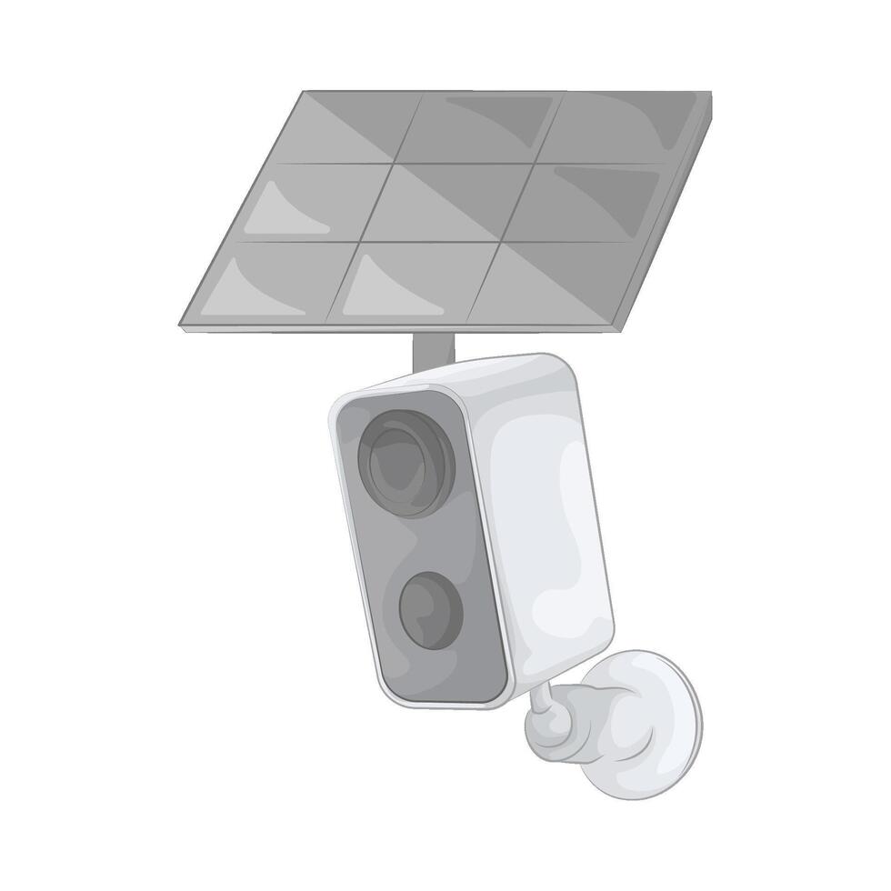 Best Solar Monitoring Camera vector