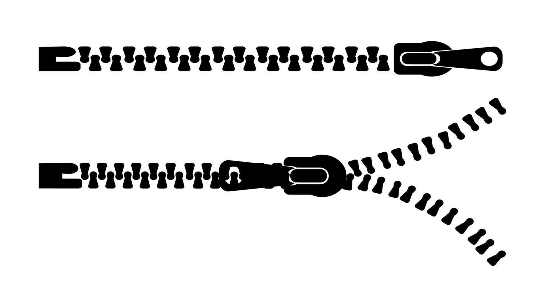 zipper with zipper and zipper with zipper on white background vector