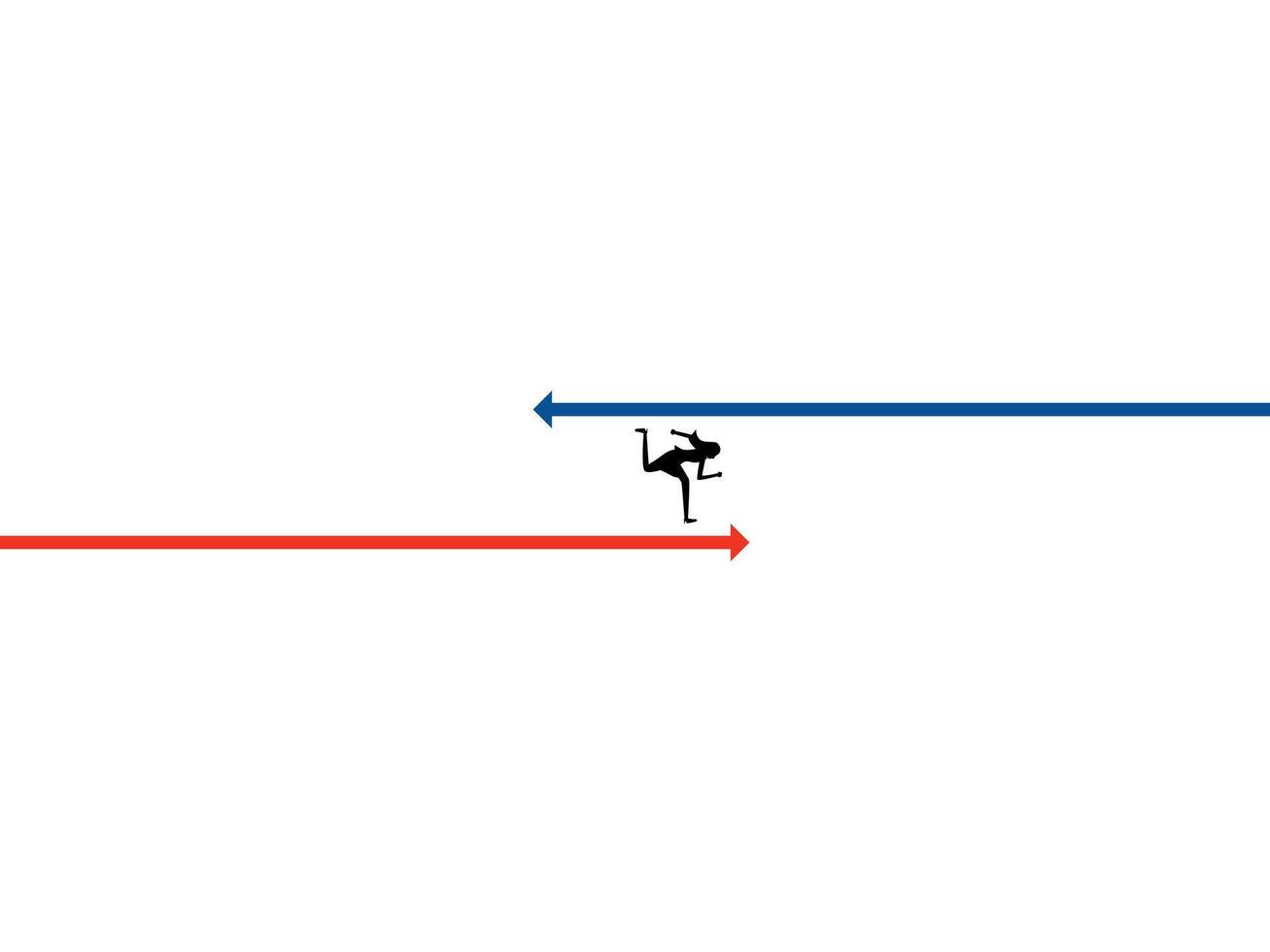 a diagram of a person on a skateboard vector