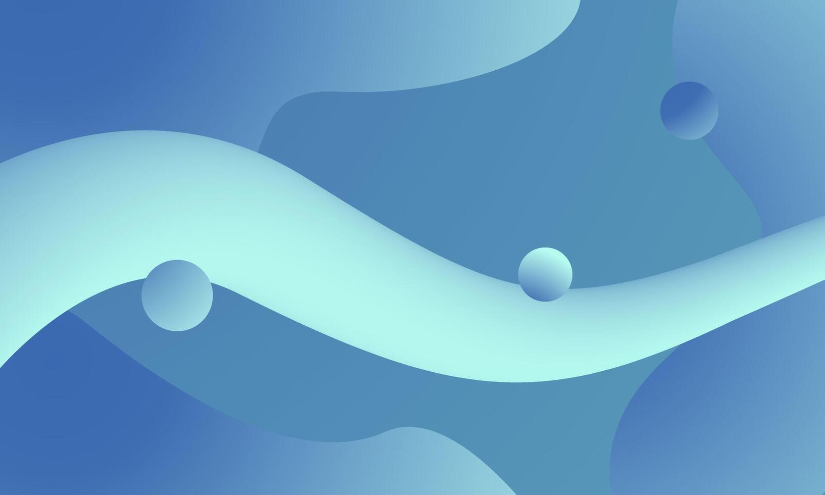 Fluid gradient and geometric shapes composition vector
