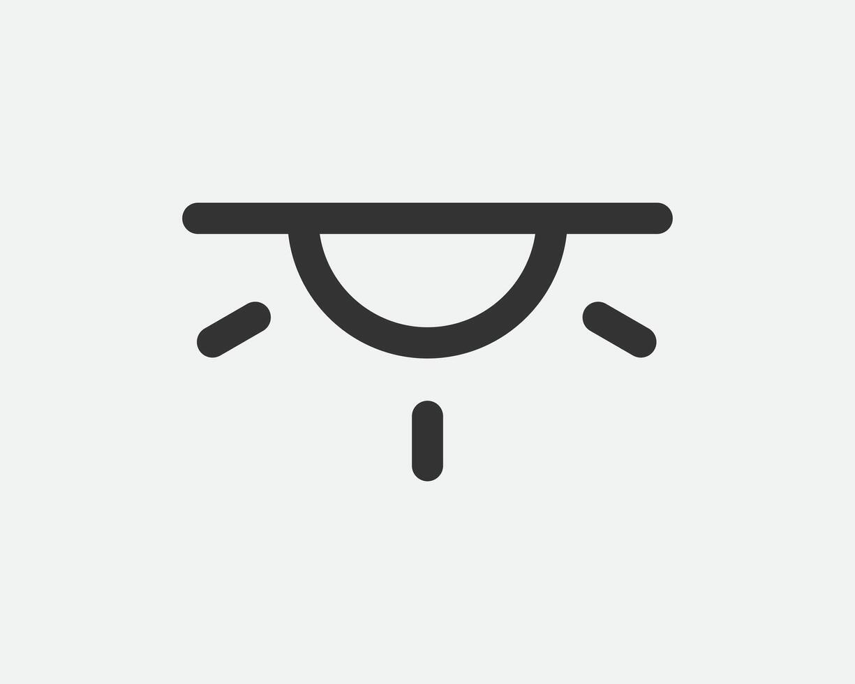 Light dimmer icon line trendy design. Electricity lamp saving energy sign. Black and white flat style. vector