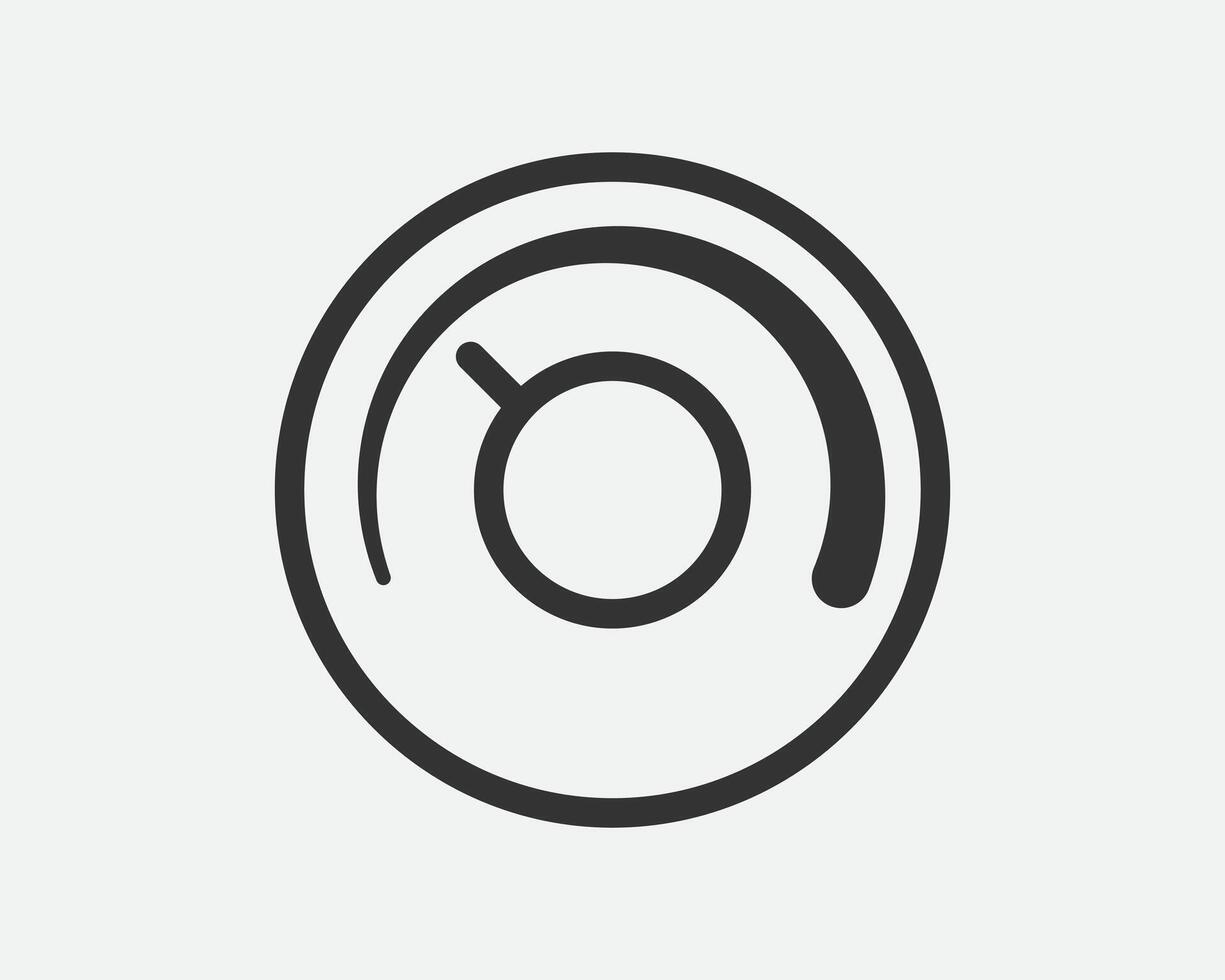 Light dimmer icon line trendy design. Electricity lamp saving energy sign. Black and white flat style. vector