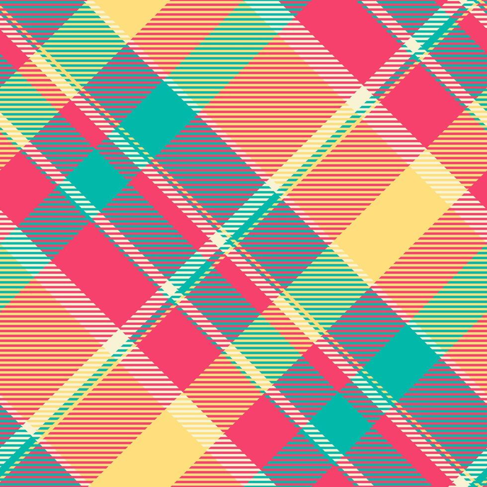 Textile design of textured plaid. Checkered fabric pattern swatch for shirt, dress, suit, wrapping paper print, invitation and gift card. vector