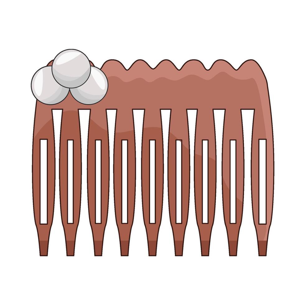 illustration of comb vector
