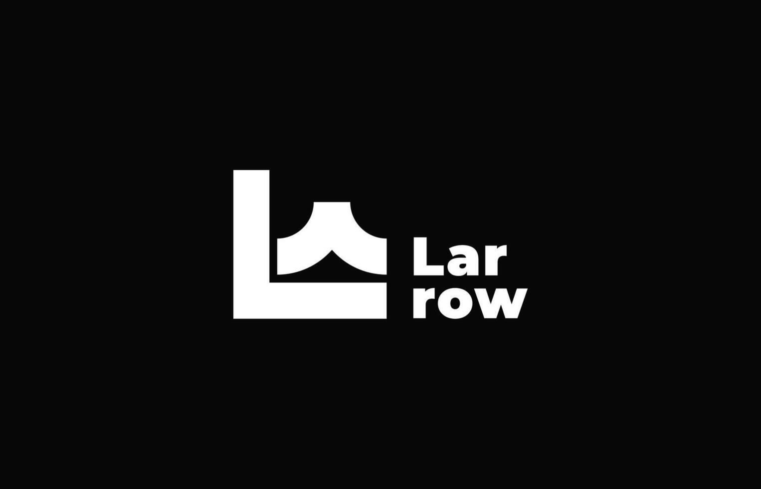 Logo Arrow and Letter L, technology, arrow, growth symbols icon. Editable file vector