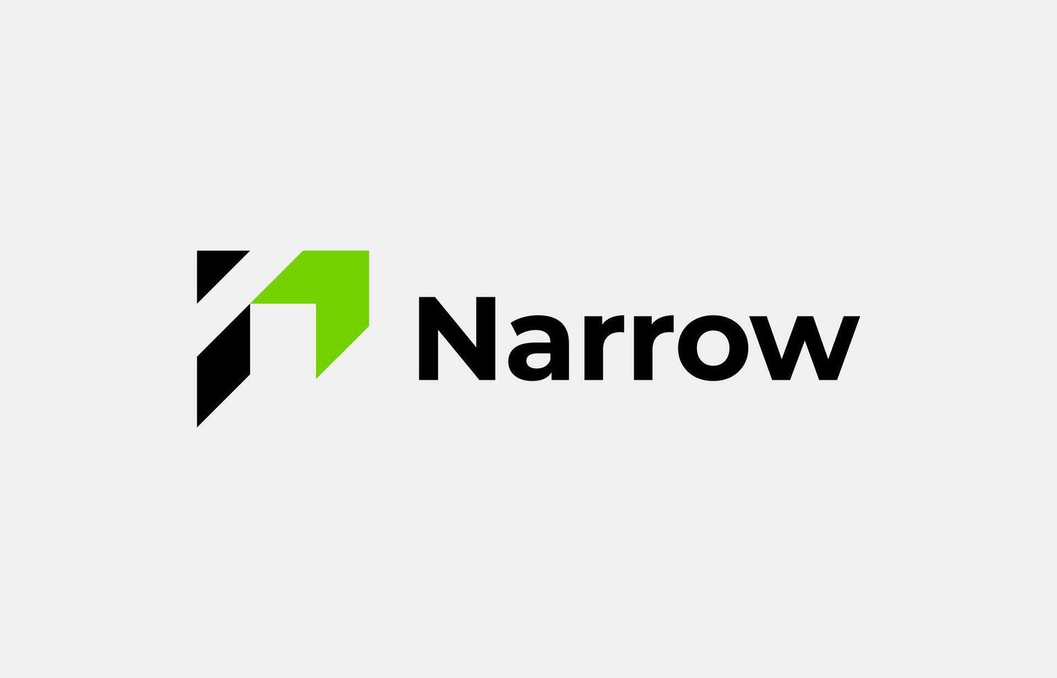 Logo Arrow and Letter N vector