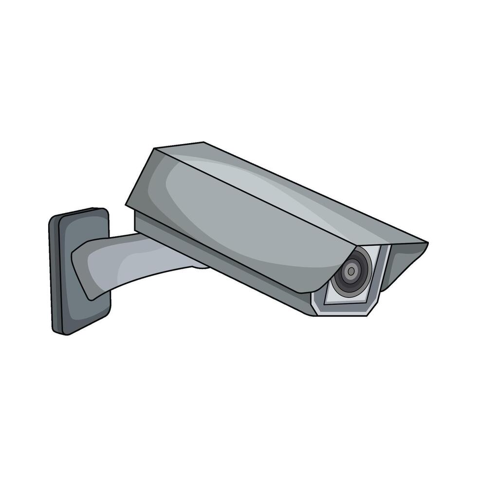illustration of cctv camera vector