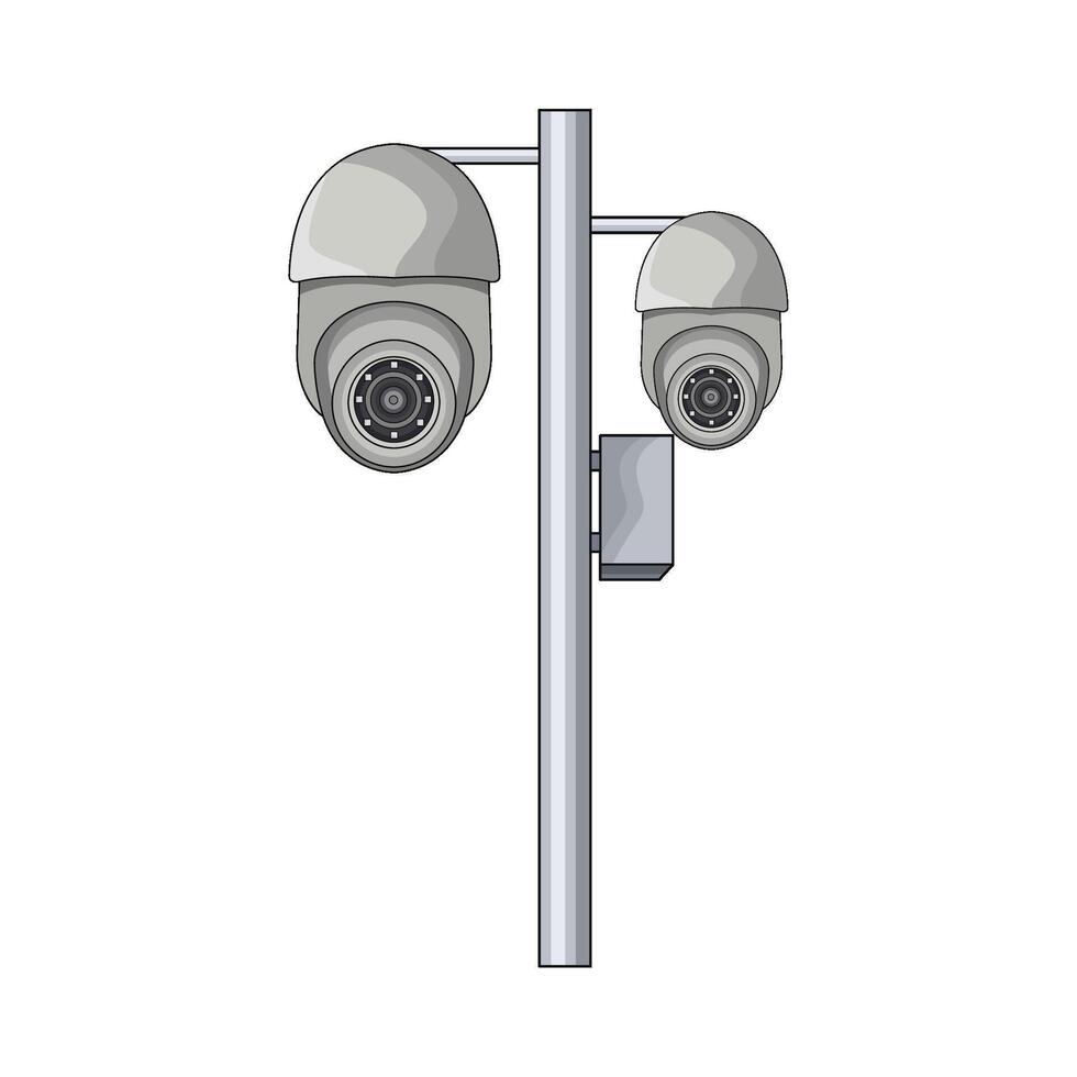 street camera illustration vector
