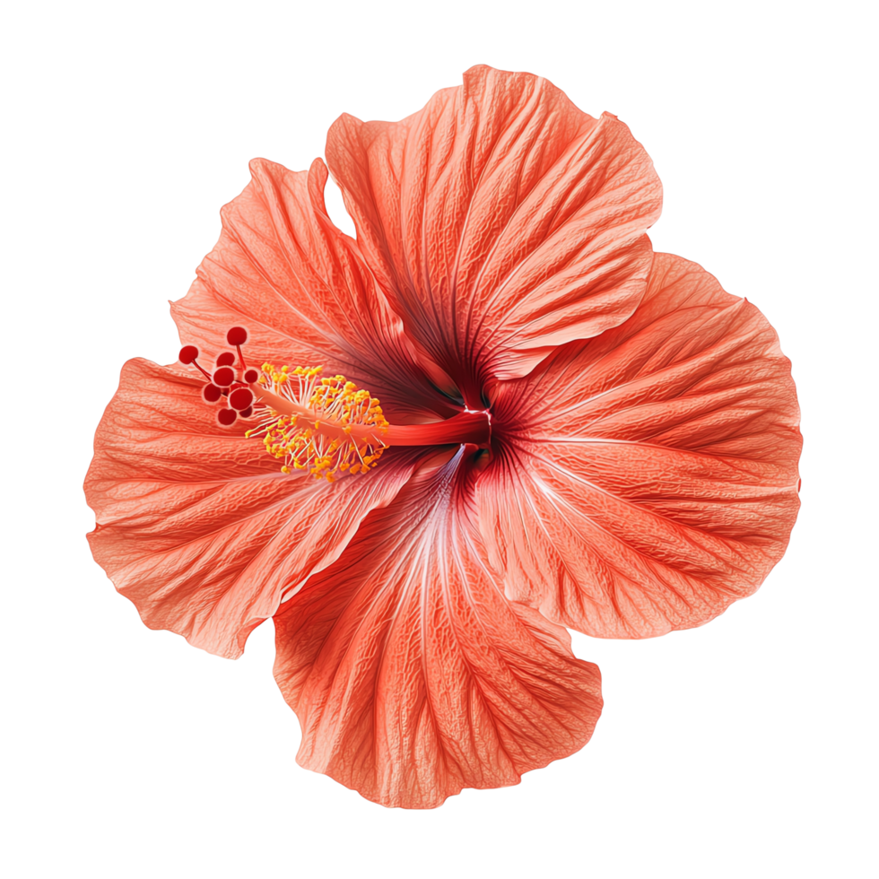 vibrant orange hibiscus flowers. nature themes, and tropical projects. png