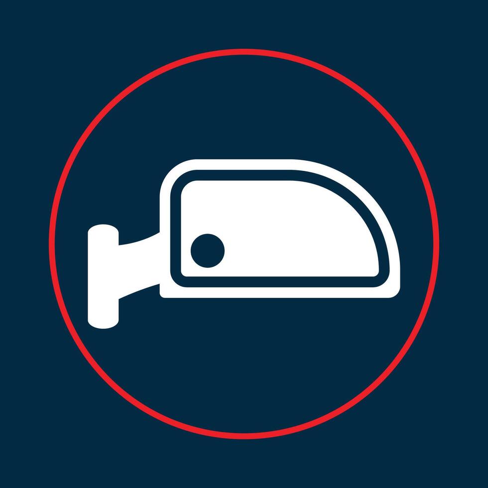 Rearview mirror trendy icon amazing abstract illustration colorful artwork beautiful design vector