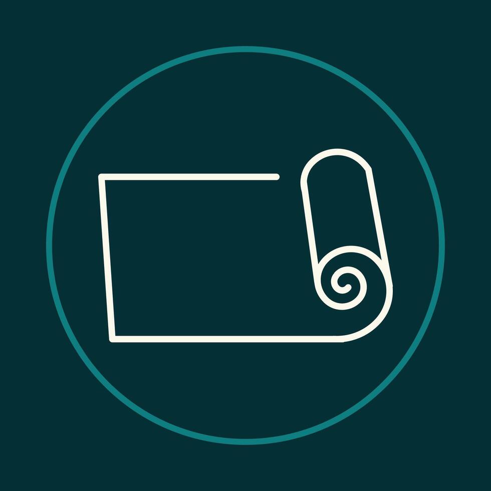 Carpet trendy icon fine abstract illustration colorful artwork lovely design vector