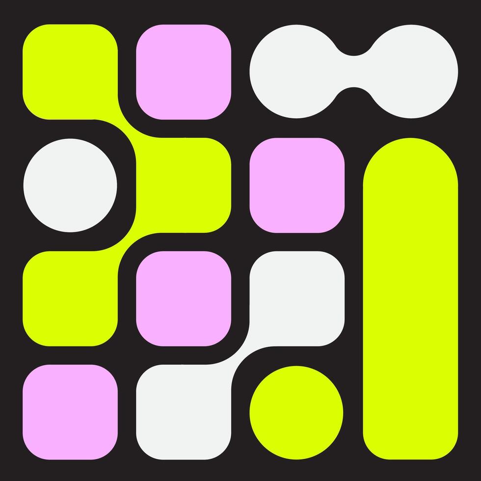 Naive Design elements, Simple bento design. Y2K Trendy Geometry Futuristic shapes. Label pack. Brutalism style. Web frame set, blocks, grid concept. layout. Ui template. Web comics grids, connection vector