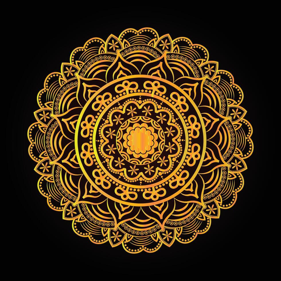 Print Mandala Template vector