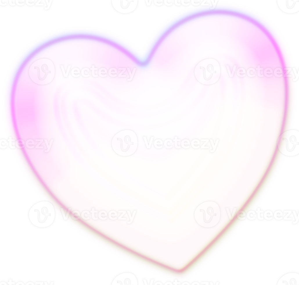 Heart Y2k Dreamy Retro Airbrush Kpop Chrome png