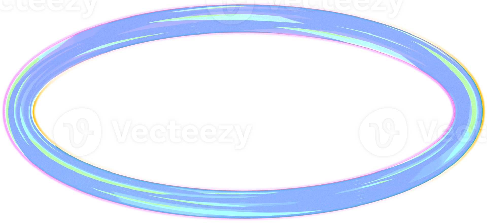 Circle Text Frame Y2k Dreamy Retro Airbrush Kpop Chrome png