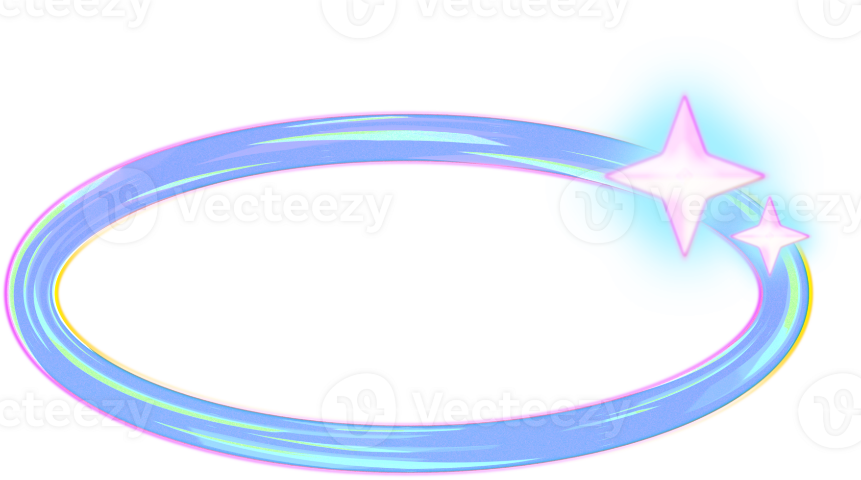 Circle Text Frame Y2k Dreamy Retro Airbrush Kpop Chrome png