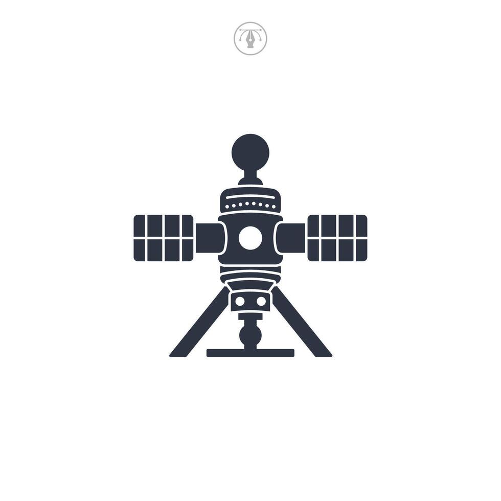 Space Probe icon symbol illustration isolated on white background vector