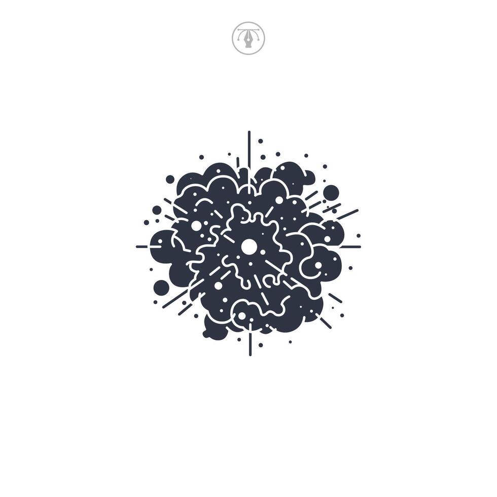 Nebula icon symbol illustration isolated on white background vector
