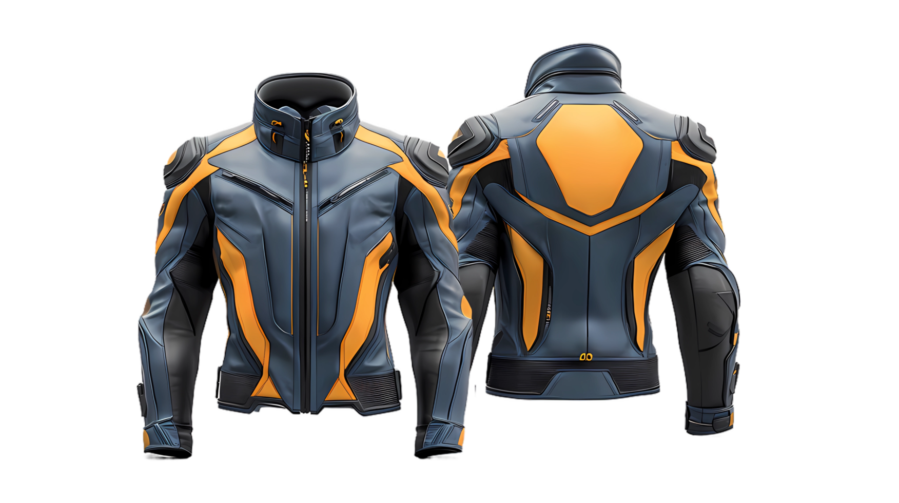 a pair of futuristic jackets on a transparent background png