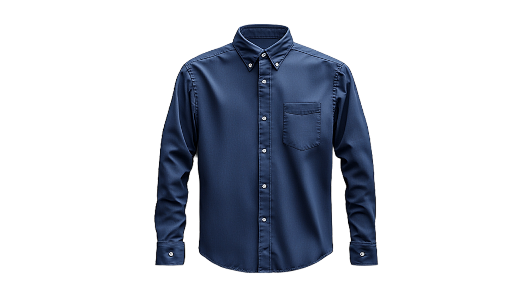 a blue shirt on a transparent background png