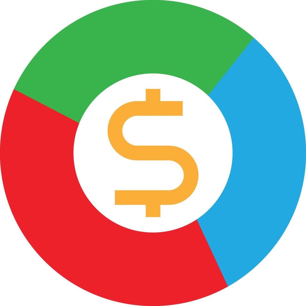 Pie Chart Statistics vector