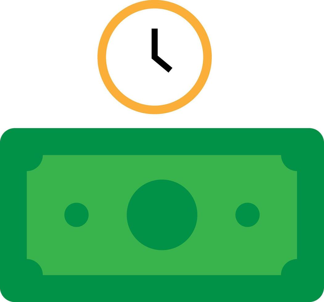 Time Is Money Schedule vector
