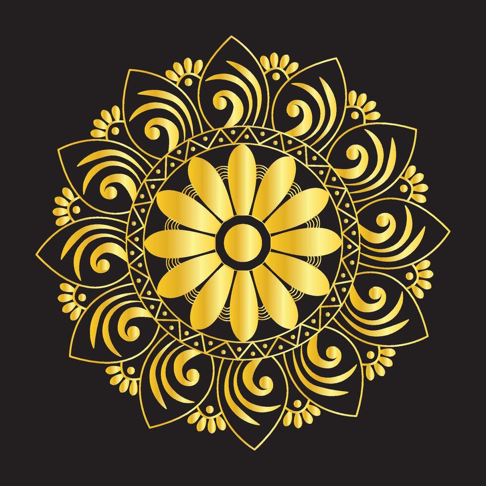 Best Mandala design vector